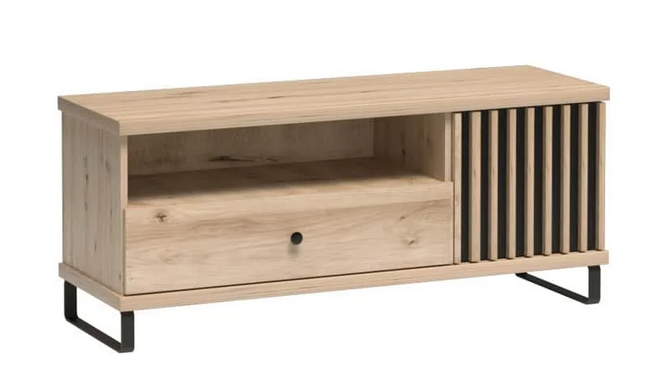 Szafka RTV z lamelami w kolorze Artisan C-7  (7)