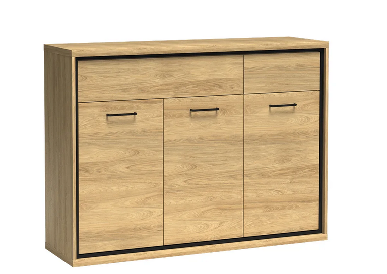  Komoda Loft 135 cm Hikora naturalna  (1)